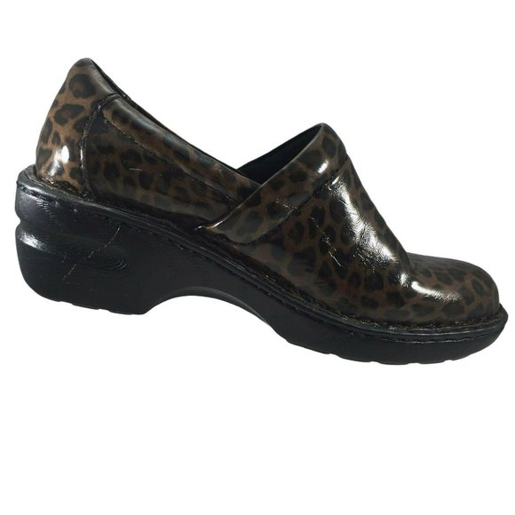 BOC Born Concept Clogs Womens 7.5 Brown Leopard Print BC8638 - Picture 7 of 12
